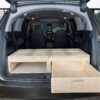 The BlitzBed Sleeping Platform for Minivans - Double 50-50/1-Drawer/Standard