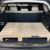 The BlitzBed Sleeping Platform for SUVs - Double 40-60/0-Drawer/Standard