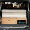The BlitzBed Sleeping Platform for SUVs - Double 40-60/1-Drawer/Standard