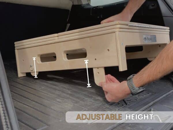 The BlitzBed Sleeping Platform for SUVs - Single/1-Drawer/Armor Black - Image 6