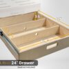 The BlitzBed Sleeping Platform for Minivans - Double 50-50/1-Drawer/Standard