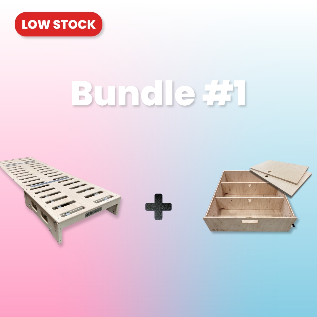 Bundle #1 – Single Bed + Drawer (Standard Wood)